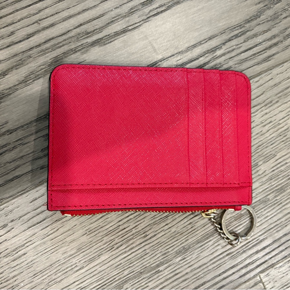 Kate Spade Red Card Holder Wallet - Picture 2 of 4